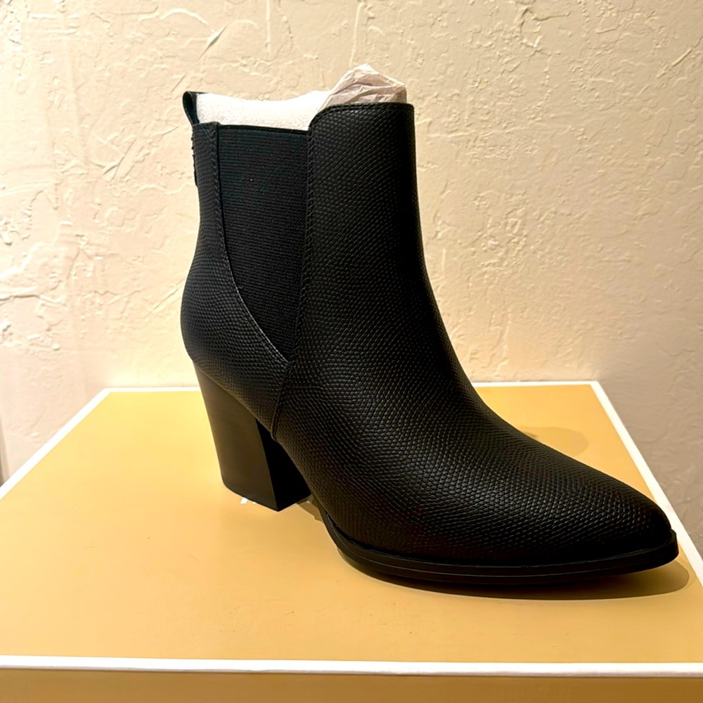 Black ankle boots